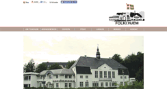 Desktop Screenshot of folkehjem.dk